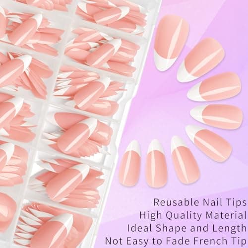 Static Nails Reusable Pop-On Manicure - Blended French Sunset thumbnail 4