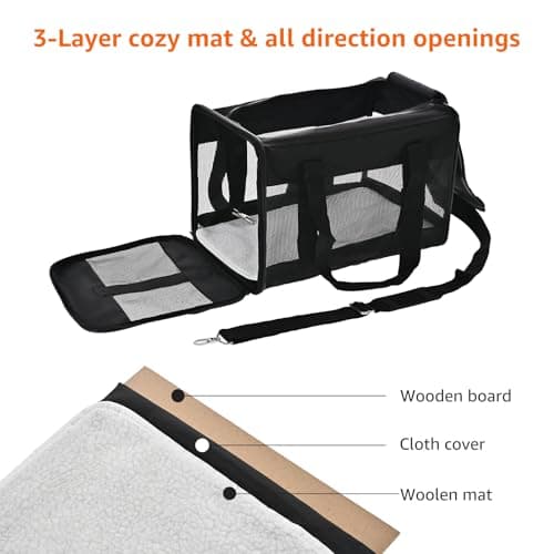 Amazon Basics Soft-Sided Mesh Pet Travel Carrier thumbnail 2