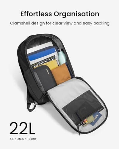 tomtoc 16-Inch Laptop Backpack, 22L Lightweight Daypack thumbnail 4