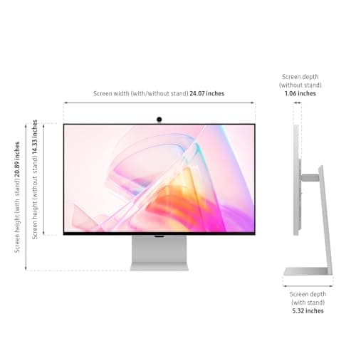Samsung ViewFinity S9 27-inch 5K Thunderbolt 4 Monitor with 4K Camera (S27C900PAN) thumbnail 5