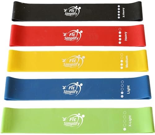 Fit Simplify Resistance Loop Exercise Bands (Set of 5) thumbnail 2