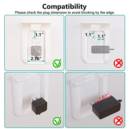 WALI Outlet Shelf Wall Holder for Smart Home Devices thumbnail 5