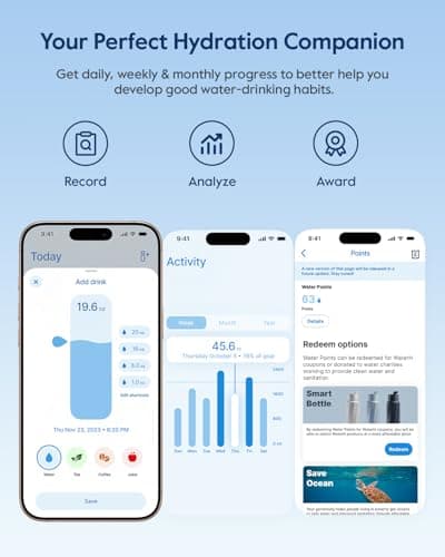 Noerden LIZ Smart Water Bottle (12 oz, UV-C Sterilization) thumbnail 4