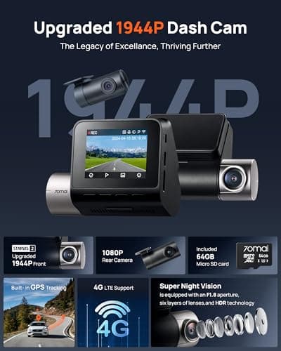 70mai Dash Cam A510 thumbnail 2