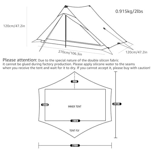 3F UL GEAR Lanshan 2 Pro thumbnail 2