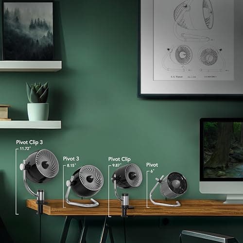 Vornado Pivot Personal Air Circulator Fan thumbnail 2