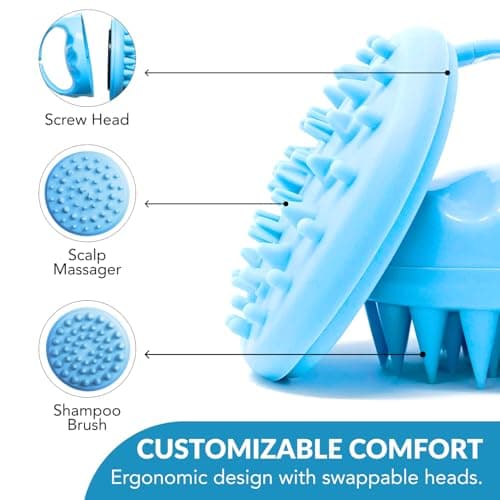 Flathead Products Scalp Massager Shampoo Brush thumbnail 5