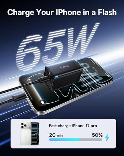 Baseus 65W 20,000mAh Laptop Power Bank thumbnail 3