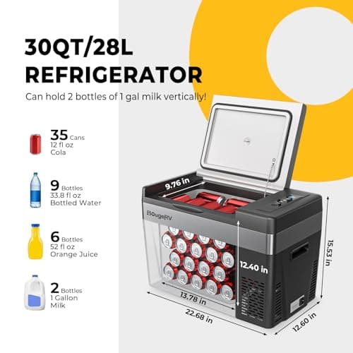 BougeRV 30 Quart 12V Portable Refrigerator thumbnail 5