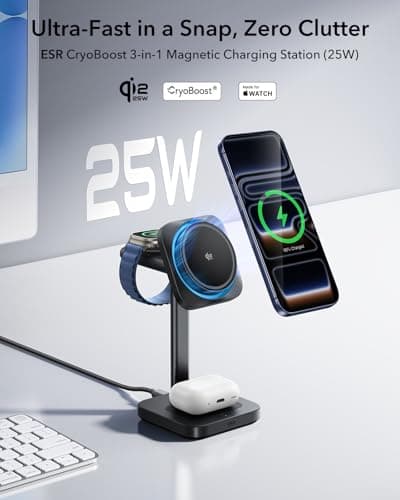 ESR HaloLock Qi2 Wireless Charger Stand thumbnail 2