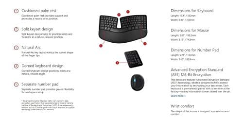 Microsoft Sculpt Ergonomic Wireless Desktop Keyboard thumbnail 5