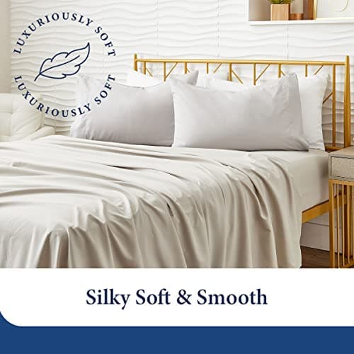 Cosy House Collection Twin XL Luxury Sheet Set thumbnail 2