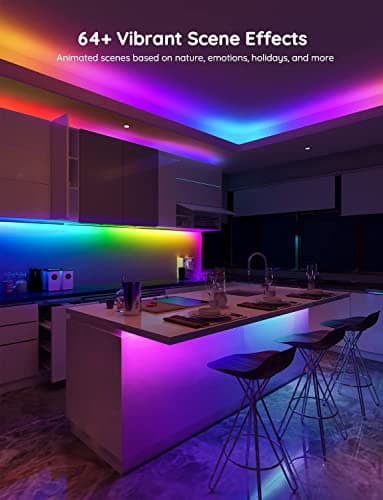 Govee 32.8ft RGBIC LED Strip Lights, Work with Alexa and Google Assistant thumbnail 2