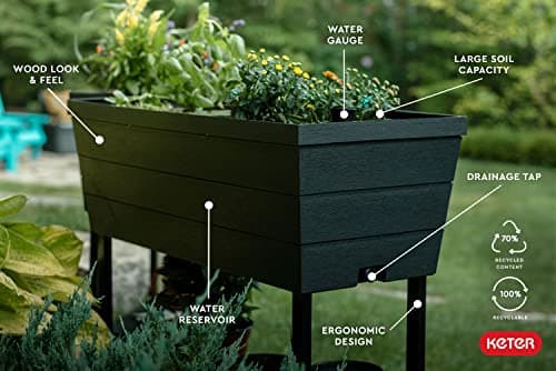 Keter Easy Grow Elevated Raised Garden Bed Planter thumbnail 5
