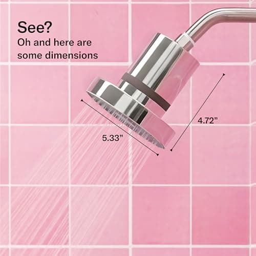 Jolie Filtered Showerhead (Brushed Steel) thumbnail 5