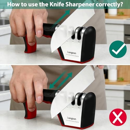 Longzon 4-in-1 Knife Sharpener thumbnail 5