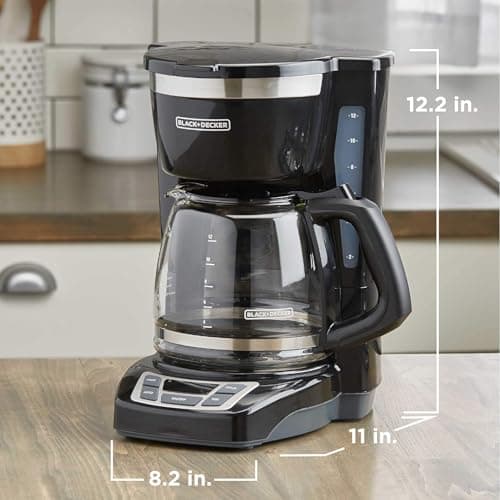 BLACK+DECKER 12-Cup Programmable Coffee Maker CM4000S thumbnail 4