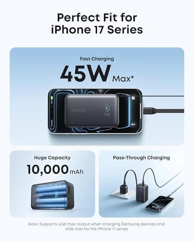 Anker Nano Power Bank, 45W 10,000mAh Portable Charger thumbnail 3