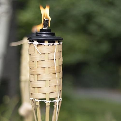 TIKI Brand 57-Inch Original Bamboo Torch (4-Pack) thumbnail 4