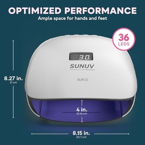 SUNUV SUN4 48W UV LED Nail Lamp thumbnail 4