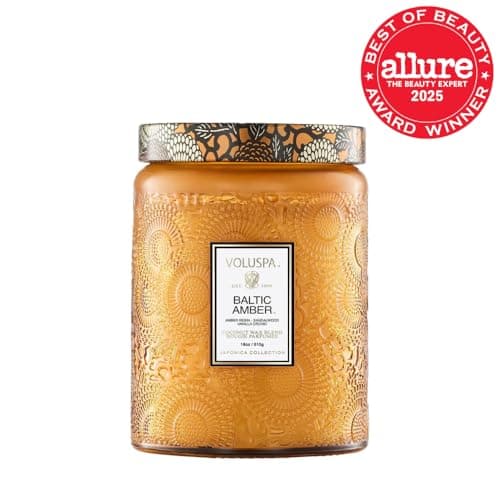 Voluspa Baltic Amber Large Glass Jar Candle (18 oz) thumbnail 2