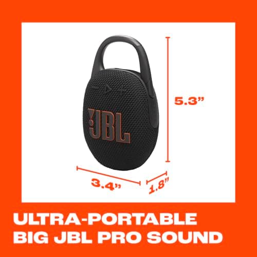 JBL Clip 5 Ultra-Portable Bluetooth Speaker thumbnail 5