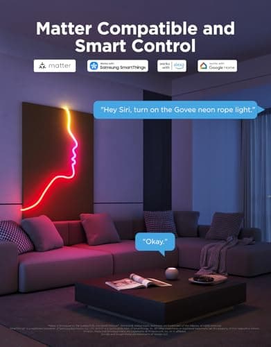 Govee RGBIC Neon Rope Light (10ft) thumbnail 3