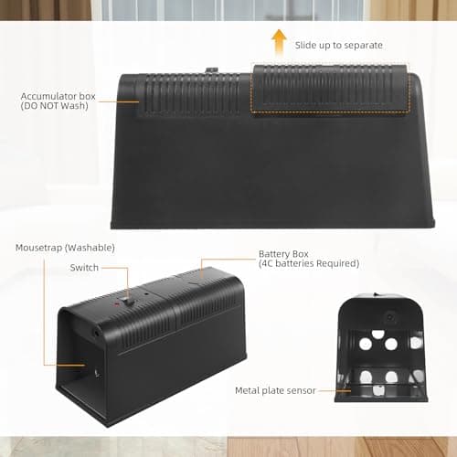 2026 Upgraded Electric Mouse Trap with Anti-Escape Door thumbnail 4