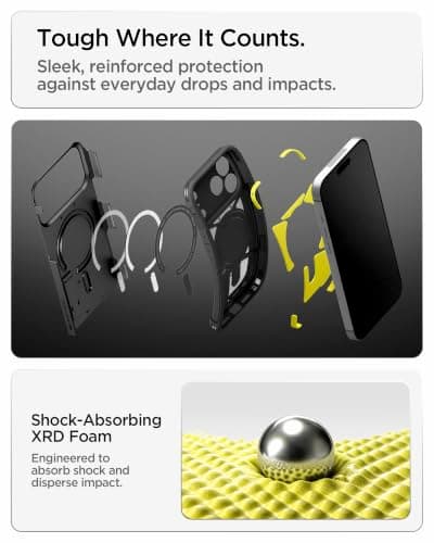 Spigen Tough Armor T MagFit for iPhone 17 Pro / 18 Pro Case, Black thumbnail 2