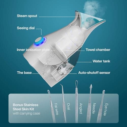 Pure Daily Care NanoSteamer Large 3-in-1 Nano Ionic Facial Steamer thumbnail 2