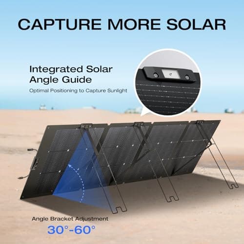 EcoFlow 220W Bifacial Portable Solar Panel thumbnail 4