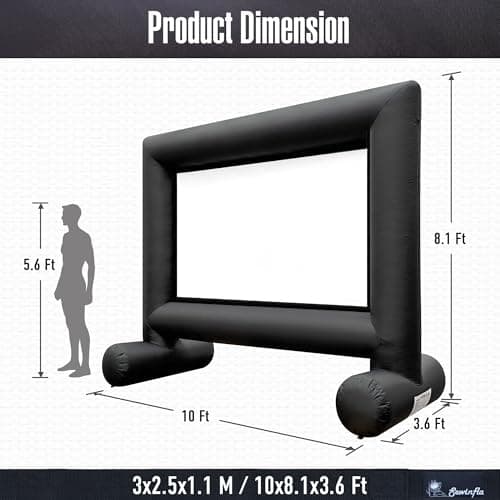 SEWINFLA Inflatable Outdoor Projector Screen (20 ft) thumbnail 2