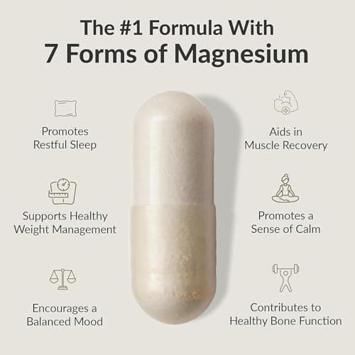BIOptimizers Magnesium Breakthrough, 7 Forms, 30 Capsules thumbnail 2
