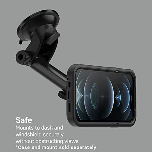 OtterBox Performance Car Dash & Windshield Mount for MagSafe - Black thumbnail 5