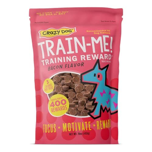 Crazy Dog Train-Me! Training Treats, Bacon Flavor - image 1