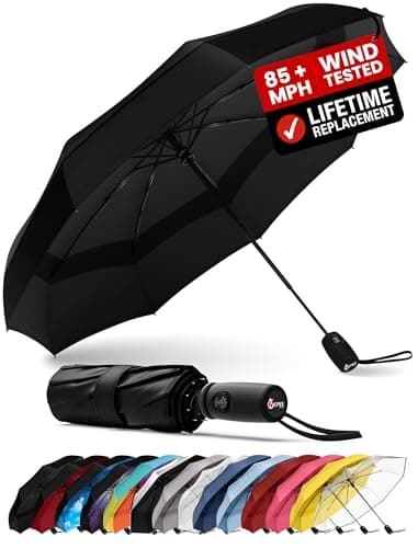 Repel Easy Touch Windproof Travel Umbrella - image 1