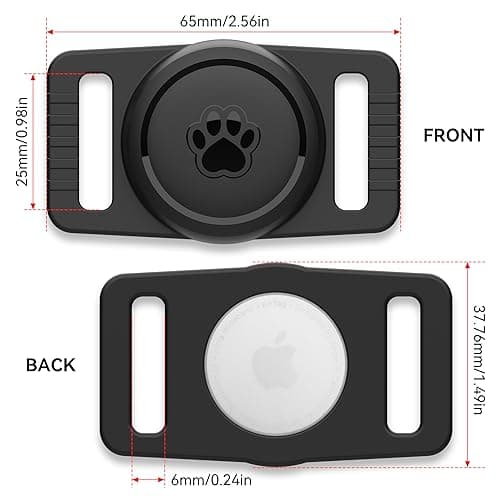 Apple AirTag with Waterproof Dog Collar Holder thumbnail 4