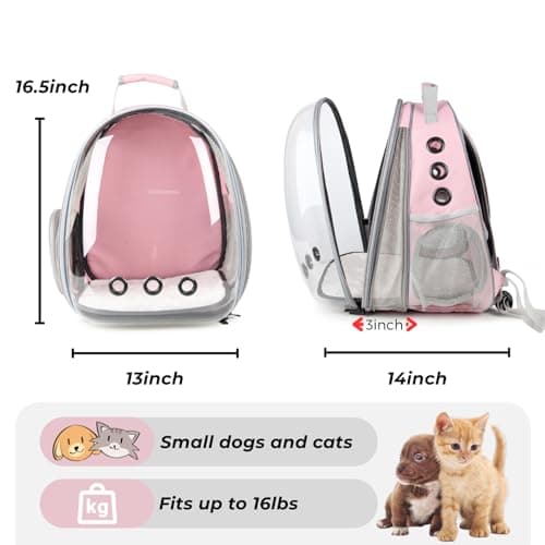 Lollimeow Pet Carrier Backpack Bubble thumbnail 3