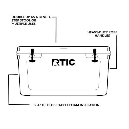 RTIC 65 QT Ultra-Light Hard Cooler thumbnail 5