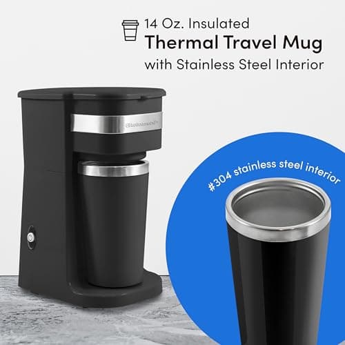 Elite Gourmet EHC111A Personal Single-Serve Compact Coffee Maker thumbnail 2