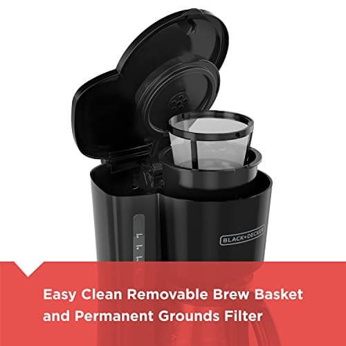 BLACK+DECKER CM0700BZ 4-in-1 5-Cup Coffee Station Coffeemaker, Black thumbnail 3
