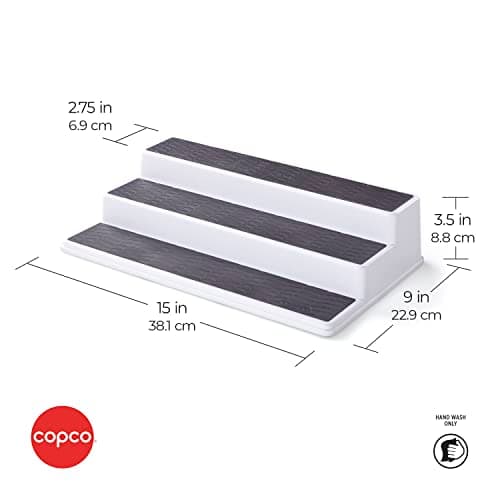 Copco 3-Tier Non-Skid Cabinet Organizer (15-Inch) thumbnail 2