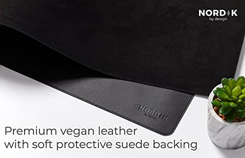 Nordik Leather Desk Mat Cable Organizer thumbnail 4
