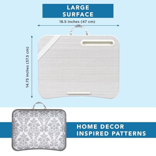 LapGear Designer Lap Desk with Phone Holder and Cushion thumbnail 5