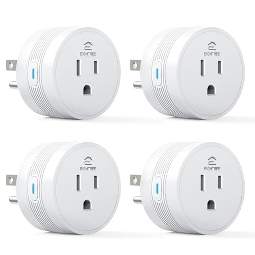 EIGHTREE 15A Smart Plug, Wi-Fi & Bluetooth Smart Outlet for High