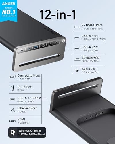 Anker 675 USB-C Docking Station (12-in-1) thumbnail 2