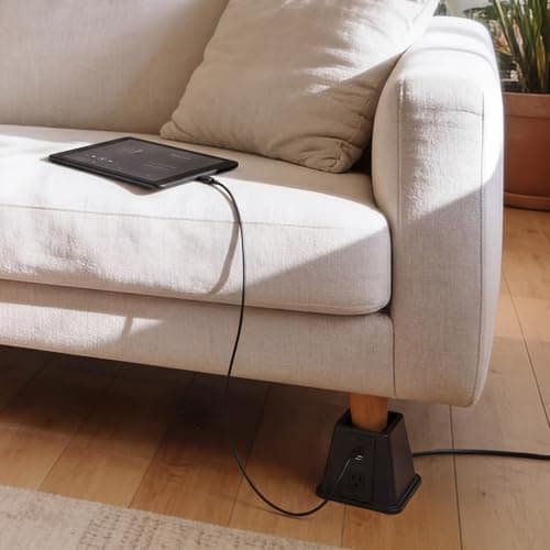 DALIZ Adjustable Bed Risers with USB Charging Ports thumbnail 5