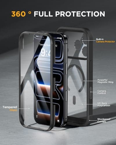 Miracase Magnetic for iPhone 18 Pro Case 6.3" thumbnail 4
