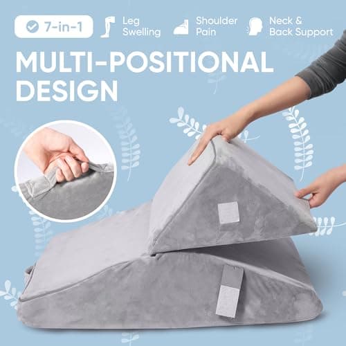 AllSett Health Adjustable 7-in-1 Bed Wedge Pillow thumbnail 4