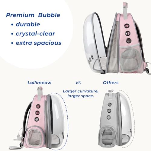 Lollimeow Pet Carrier Backpack Bubble thumbnail 4